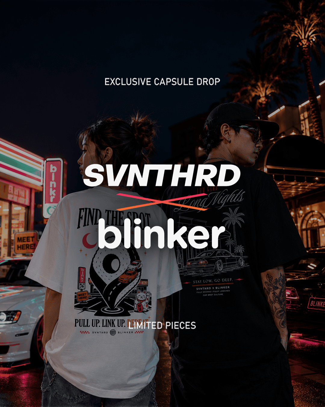Collaborazione SevenThird e Blinker: t-shirt e merch in edizione limitata