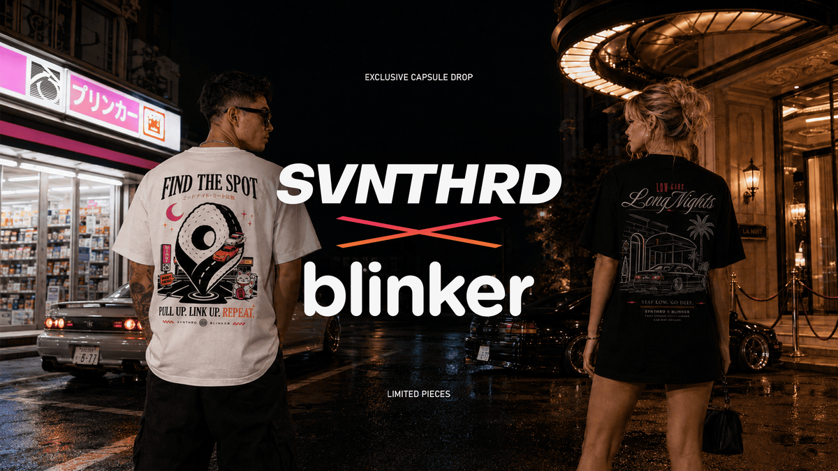 Collaborazione SevenThird e Blinker: t-shirt e merch in edizione limitata