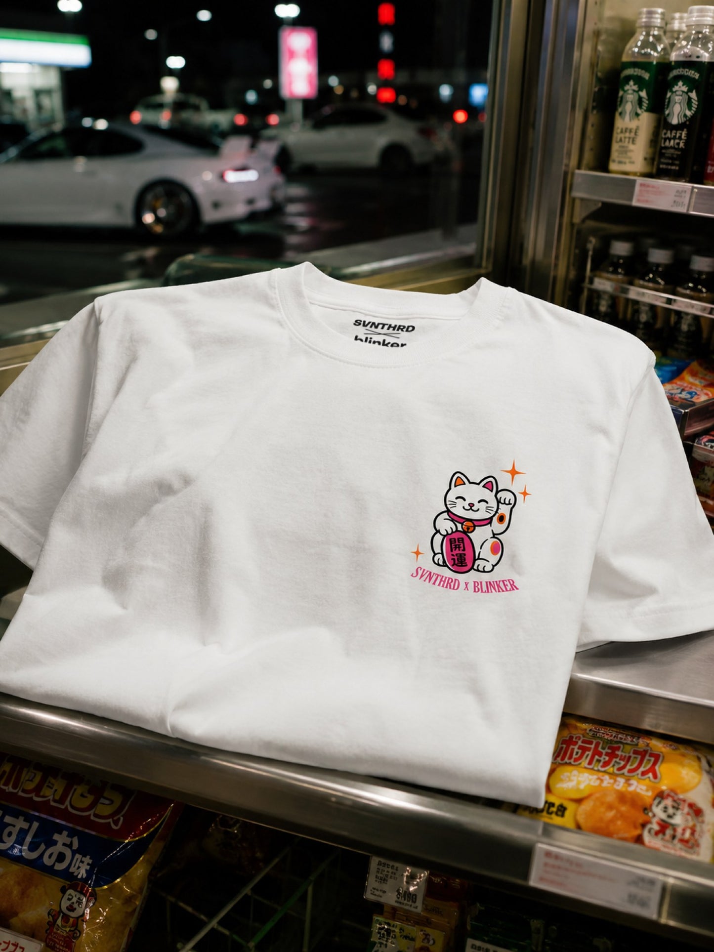 SVNTHRD × BLINKER — "Find The Spot" Oversize Tee
