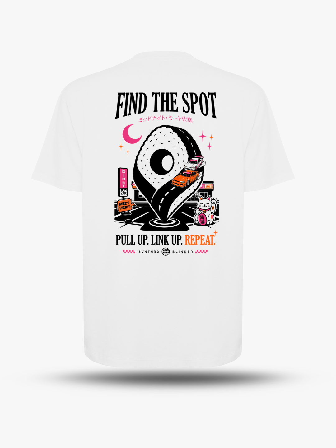 SVNTHRD × BLINKER — "Find The Spot" Oversize Tee