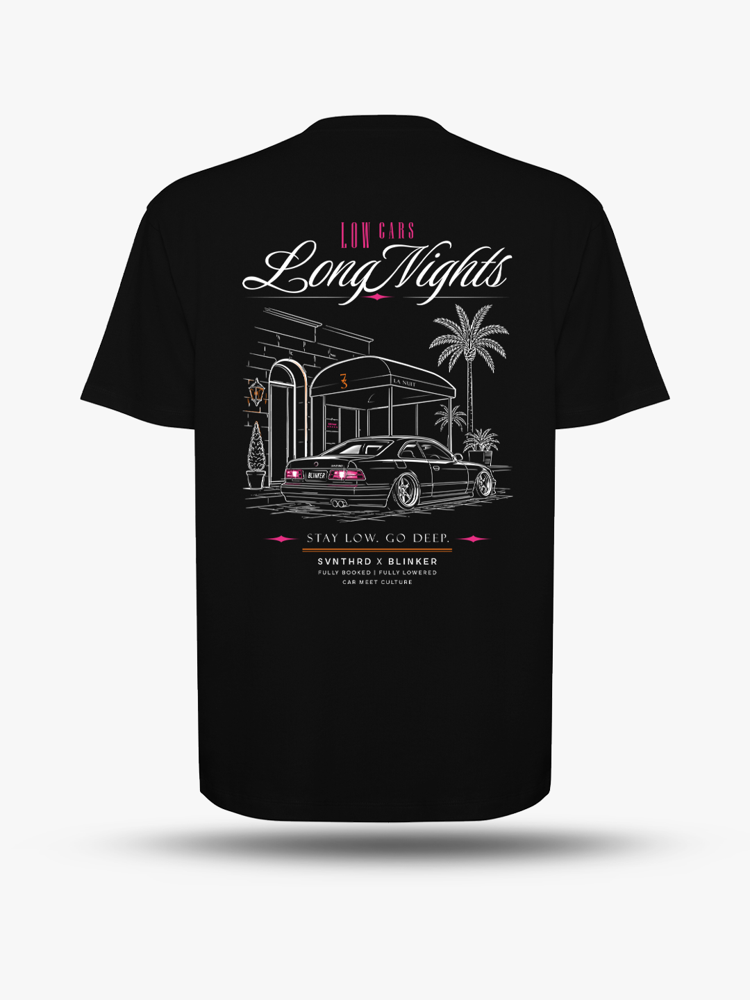 SVNTHRD × BLINKER — "Long Nights" Oversize Tee